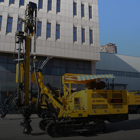 Máquina de Perforación DTH Montada Sobre Orugas Hidráulica Integrada 